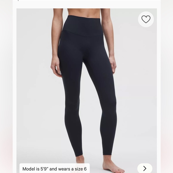 lululemon Align™ High-Rise Pant 28" in Navy - Picture 1 of 6